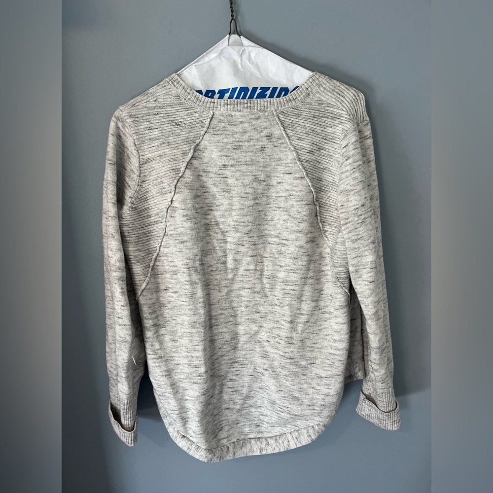 Heather gray sweater